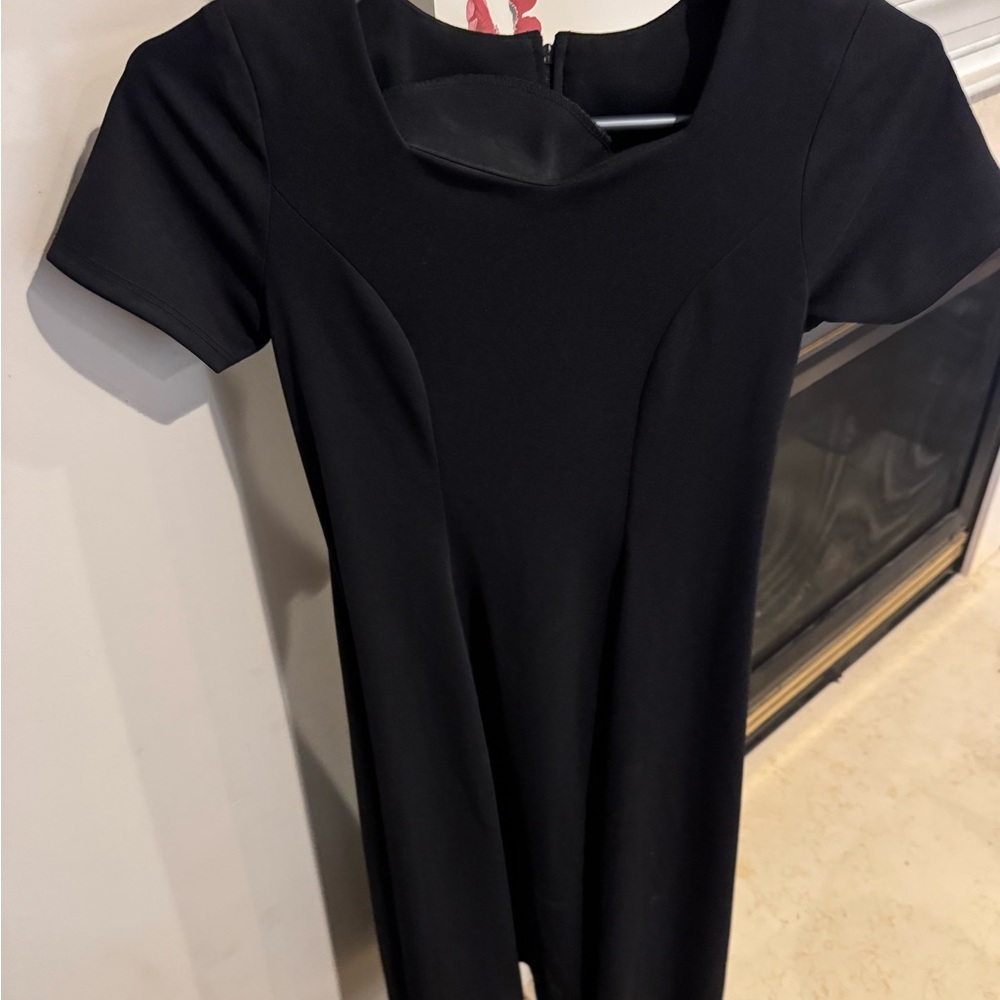 Cousin's Concert Attire girls short sleeve dress, black, 12
